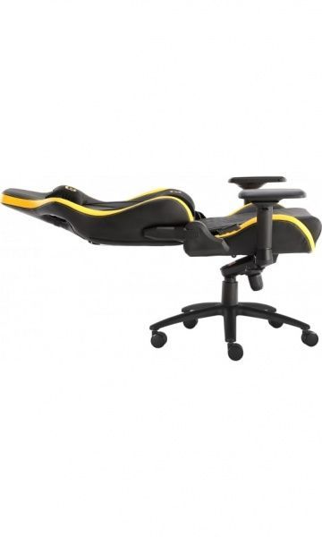 Кресло GT Racer X-0718 черно-желтый 
