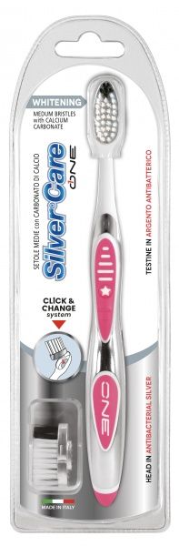 Зубная щетка Silver Care One отбеливающая жесткая 1 шт.