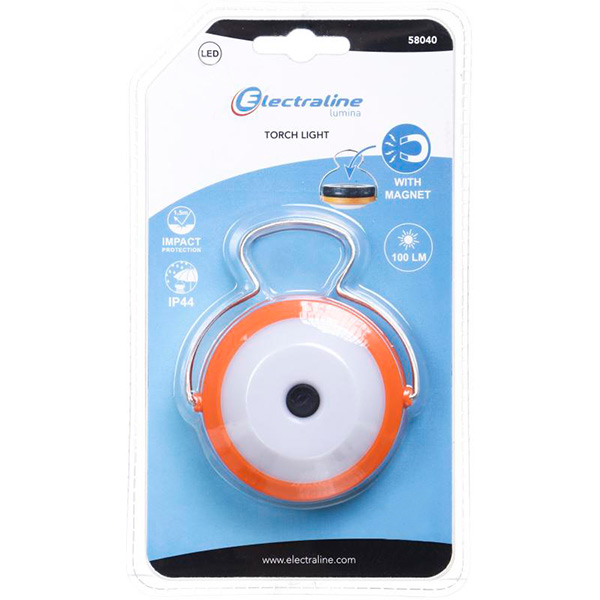 Лампа светодиодная Electraline з магнітом та вимикачем IP44 