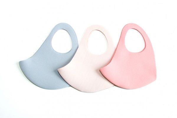 Маска Grandtex неопреновая многоразовая (серая, кремовая, мокко) р. L 3 шт.