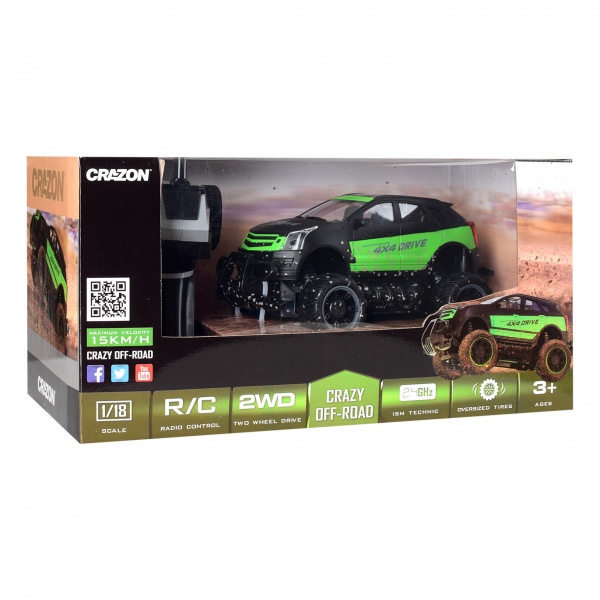 Автомобиль на р/у Crazon в ассортименте 17MUD23B 1:18
