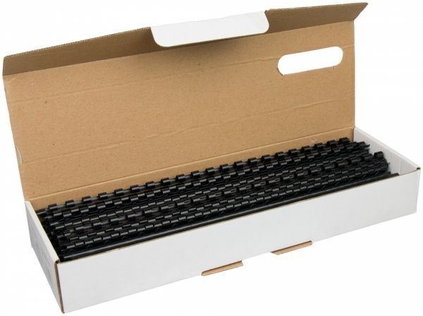 Пружина для брошурування D&A 6 мм чорна 100 шт. 