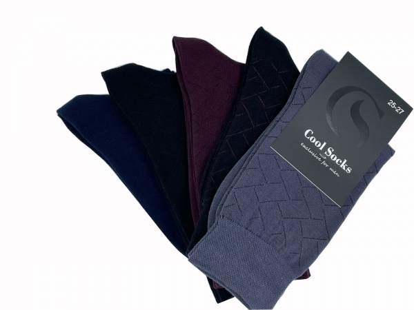 Шкарпетки чоловічі Cool Socks 17912 р. 25-27 темно-синій 1 пар 