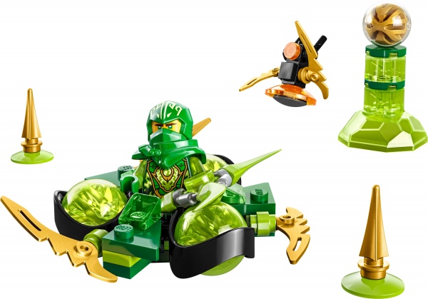 Конструктор LEGO NINJAGO Суперсила дракона Ллойда обертання спін-джитсу 71779