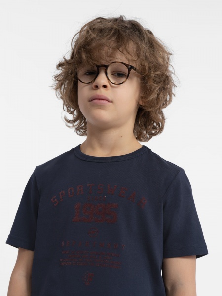 Футболка 4F TSHIRT M0804 4FJAW23TTSHM0804-31S р.158 синий