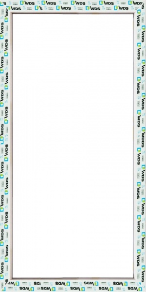 Окно глухое WDS 300 500x1000 мм без открывания 