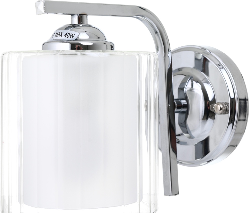 Светильник настенный Sensio Solar 1x40 Вт E27 хром/белый ALG-07266/1W