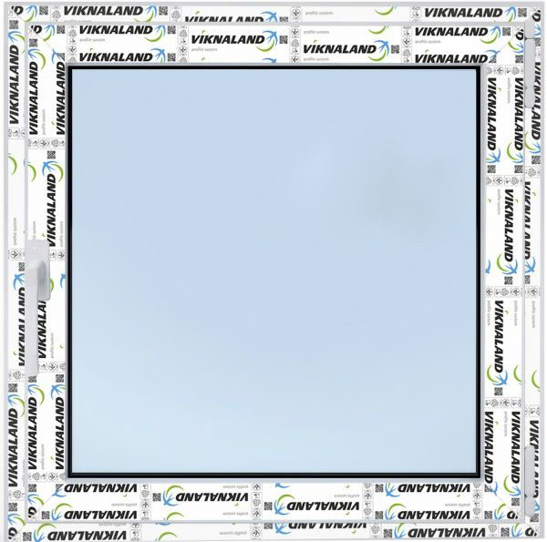 Окно поворотно-откидное VIKNALAND В 58 1000x1000 мм правое 