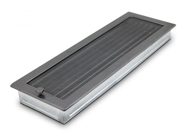 Решітка камінна з жалюзі Решітка камінна 4FIRE 17х50 графит