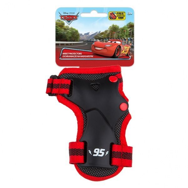 Детская защита 7 Polska на запястья Тачки 9028 черно-красный