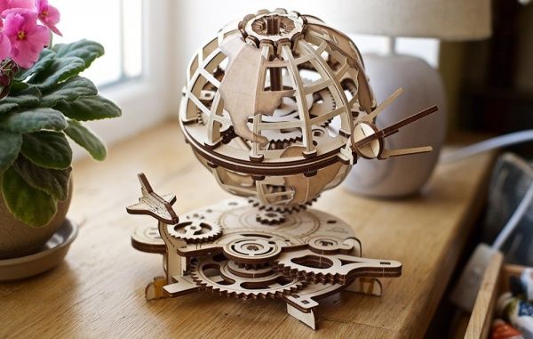 Дерев'яний 3D-конструктор UGEARS Глобус