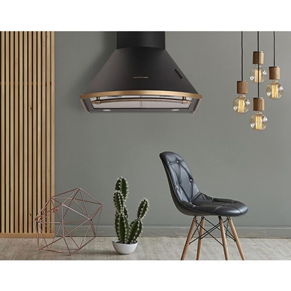 Вытяжка кухонная Pyramida KM B rustico black 60 см