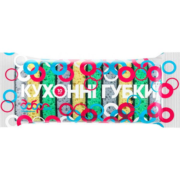 Губка Добра господарочка Gray 10 шт.