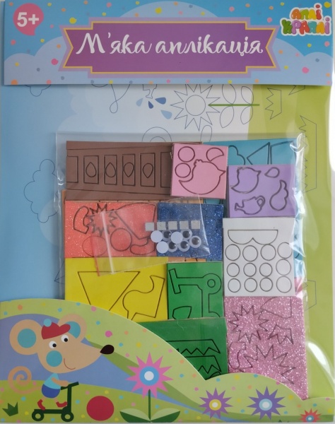 Набір для творчості М’яка аплікація Сім’я Крисок АпліКраплі 