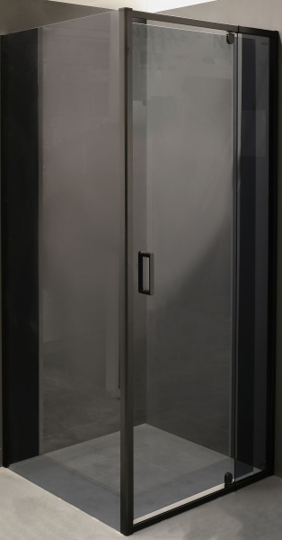 Огородження душове EGO Wave Black 900х900х2000 мм 