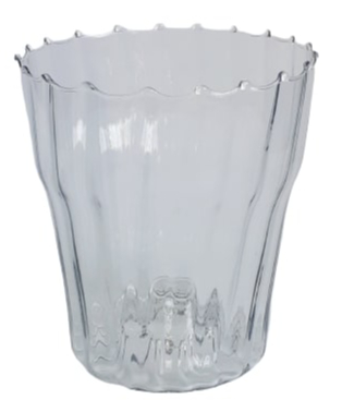 Горшок Орхидея d155 № 2 полоска круглый прозрачный 