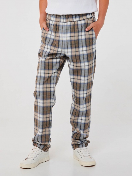 Брюки Smil 115538 р.164 клетчатый 