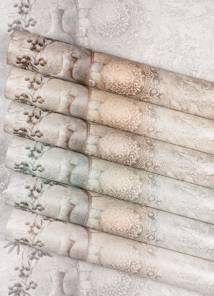 Обои виниловые на бумажной основе Славянские обои Expromt Греция 9136-03 0,53x10,05 м