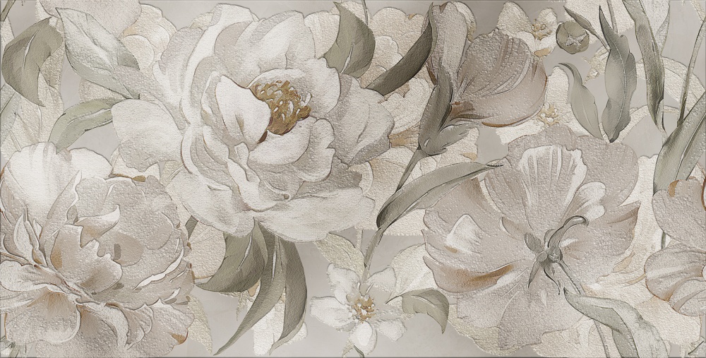 Плитка Allore Group Fiora Flower W\DEC M NR Saten 30,8х60,8 см