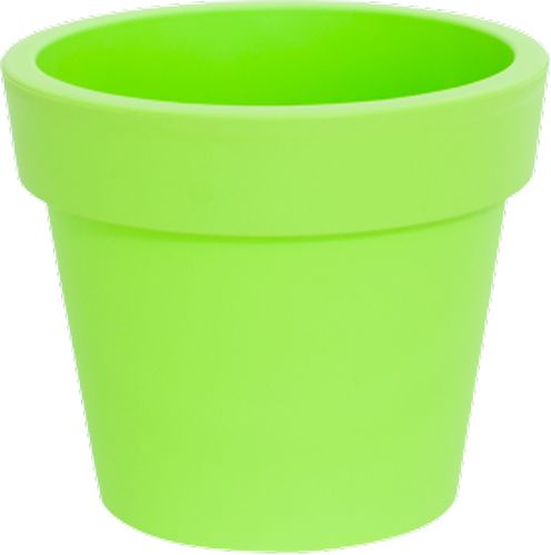 Вазон пластиковый Алеана ГАММА 32x27 см круглый 19,7л оливковый 