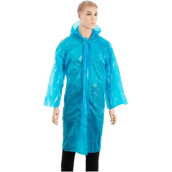 Плащ от дождя на липучках р. универсальный 10317256 голубой