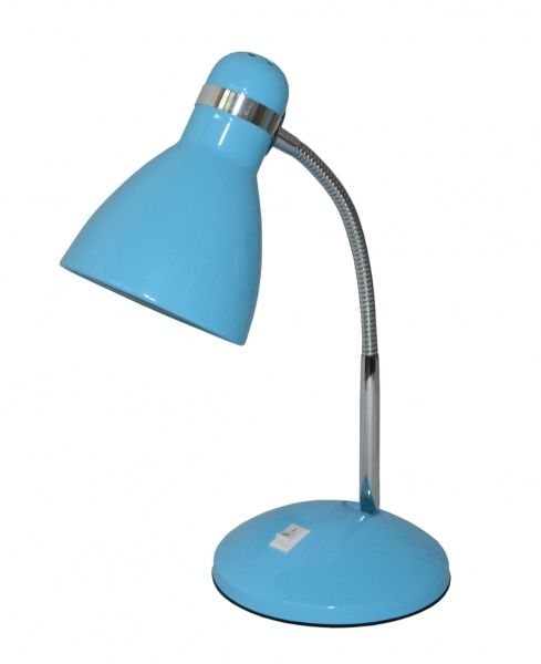 Настольная лампа Геотон 803-3 1x40 Вт E27 голубой 