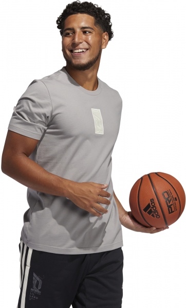 Футболка Adidas DAME SEASONAL GK3599 р.S сірий