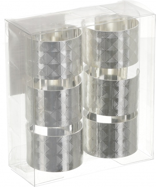 Набор колец для салфеток Rhombus 13х11х4,8 см 6 шт