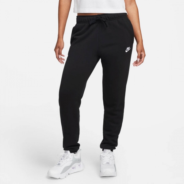 Брюки Nike W NSW CLUB FLC MR PANT STD DQ5191-010 р. XS черный