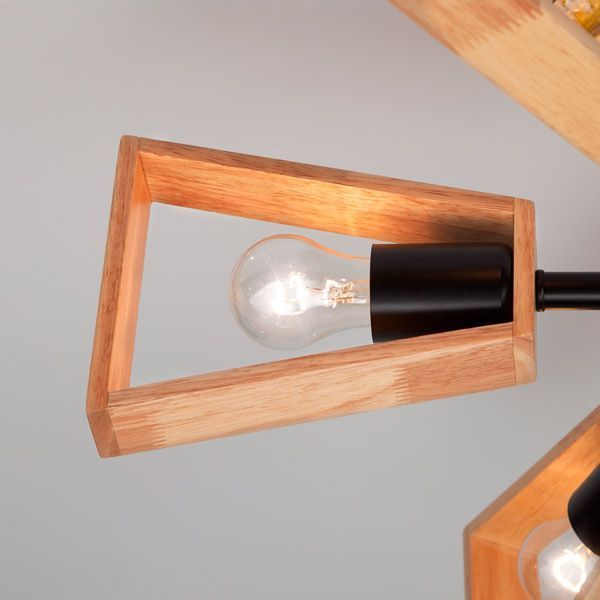 Люстра стельова Strotskis Klark 6x40 Вт E27 чорний 70056/6 