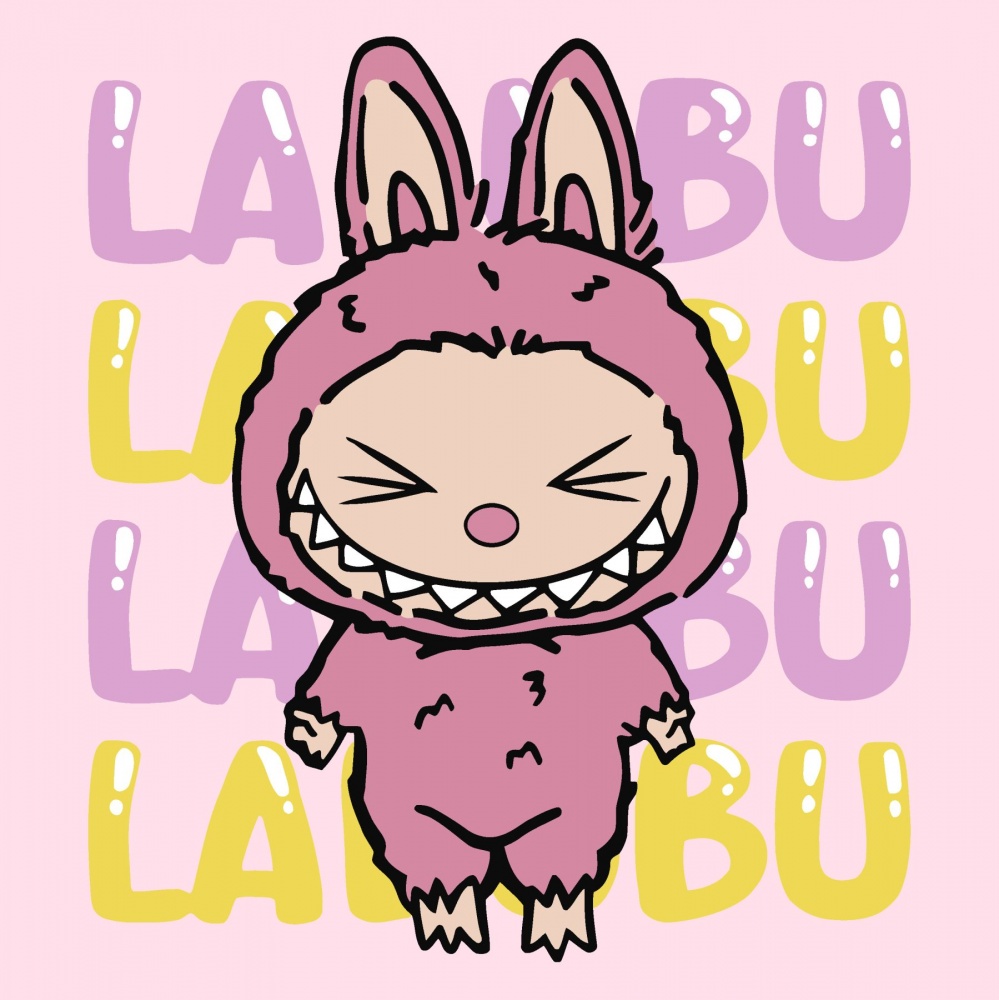 Картина по номерам Она - Лабубу ©art_selena_ua Ideyka