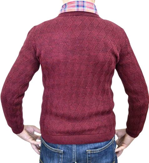 Джемпер Геометрія р.146-152 бордовий 1733 (333) 