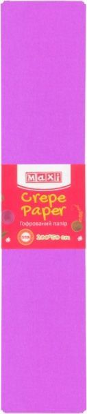 Папір гофрований 55% 50x200 см бузковий MX61615-48 Maxi