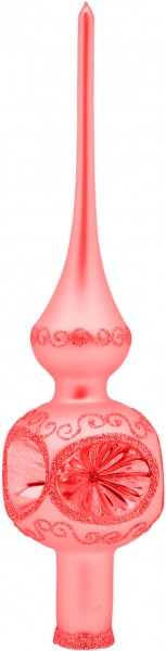 Верхівка скляна d70 7297-2 матова d70 мм червоний 