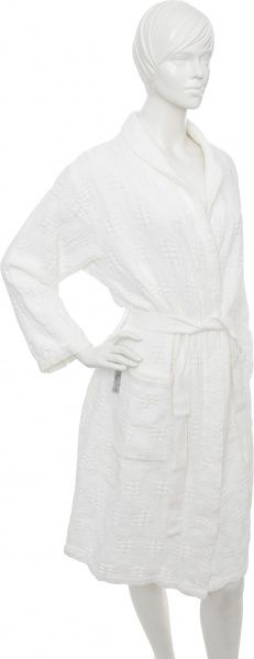 Халат женский La Nuit Moss Stone Wash р. XL молочный 