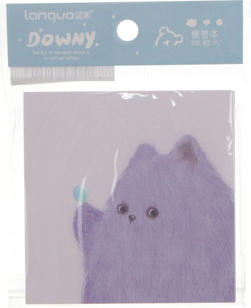 Бумага для заметок Удивительные звери фиолетовые