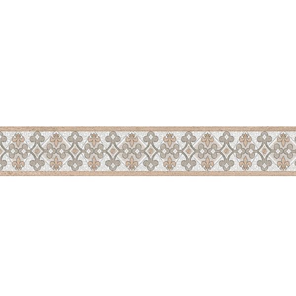 Плитка InterCerama Dolorian бордюр вертикальний сірий БВ 113 071-1 7х60
