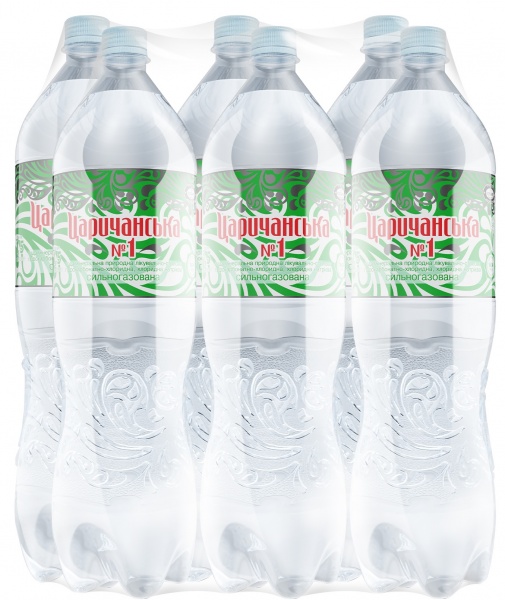 Вода Царичанская №1 сильногазированная 1,5 л 