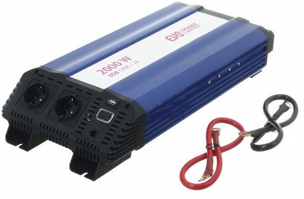 Инвертор Auto Assistance PROLINE AP2000IN 1000Вт/2000Вт работает от 12V чистый синус 