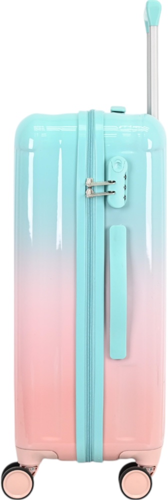 Чемодан Compass MS-2693 90 л розовый с голубым 53x29x75 см L