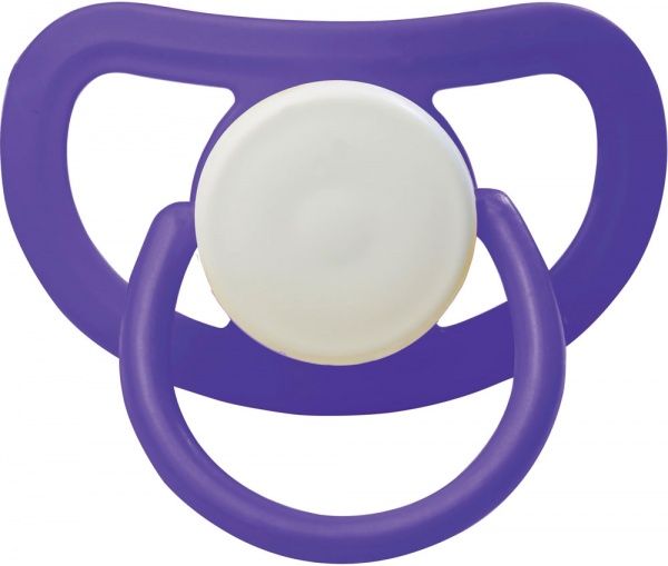 Соска GooGoo соска-пустышка латексная ортодонтическая (фиолетовый)
