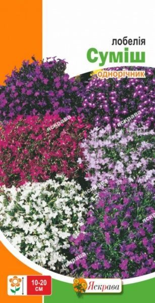 Семена Яскрава лобелия смесь 0,1 г (4823069805685)