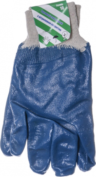 Рукавички АВМ з покриттям нітрил XL (10) 193