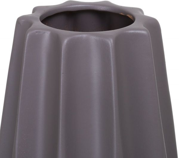 Ваза керамическая серая Elegant 17.5х45.7 см