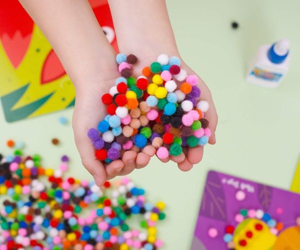 Набор для творчества Vladi Toys Rainbow pompoms Лисичка VT4433-06