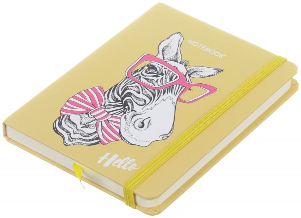 Книга для записей Зебра в галстуке А6 96 листов