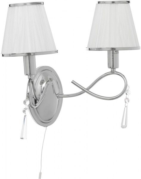Бра Arte Lamp Logico 2x40 Вт E14 хром A1035AP-2CC 