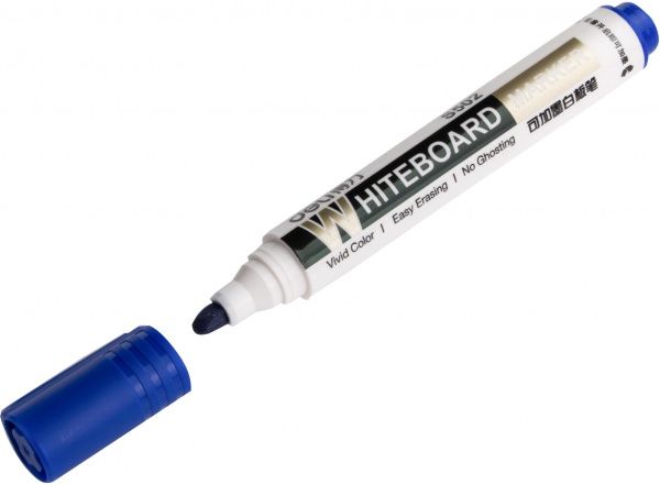 Маркер для белой доски Deli 2 мм S502 синий 