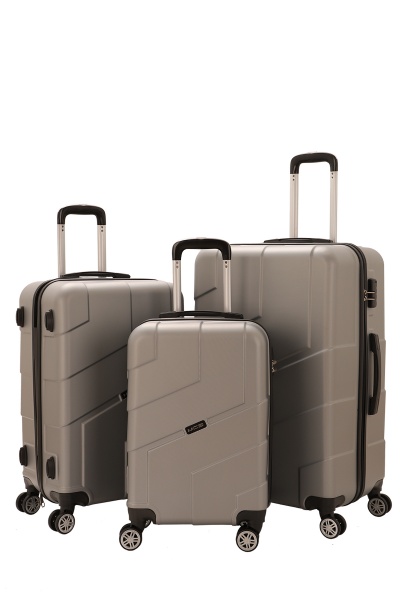 Чемодан 42 л серый MCS V358 на 4 колесах S 20