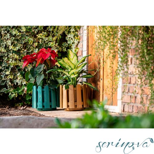 Горшок Serinova № 2 ISTANBUL 190x181 круглый 2,6 л золото 